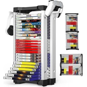 Resim Leaf Shop Oyun Depolama Kulesi 23 Kapasiteli Oyun Standı Rafı Ps5/ps4/xbox One/xbox 360/XBOX Serisi X/s/switch Oyun Kutuları TY-2847 