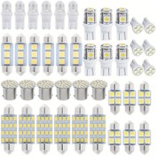 Resim 42 adet BXE LED Araba İç Aydınlatma Kiti - Beyaz Işık, Enerji Verimli, 12V, Pil Gerektirmez, Motor Araçları İçin Kolay Kurulum, Araba Aydınlatma Yükseltmesi | Modern Araba Aydınlatması | Dayanıklı Yapı, Araba Işık Aksesuarları 