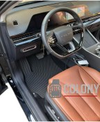 Resim COLONY Chery Omoda 5 Hücreli Premium Eva Paspas Seti Tam Set Paspas Takımı Siyah 