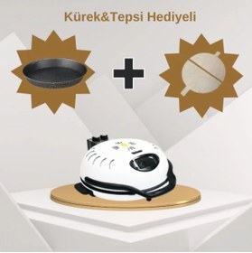 Resim TANDIRIM Lahmacun Pizza Ekmek Pişirme Makinesi 1500w (Tepsi - Kürek Hediyeli) 