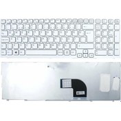 Resim Sony Uyumlu Vaio Sve151G13M, Sve151G17M Notebook Klavyesi (Beyaz Tr) - 541190294 