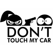 Resim Genel Markalar Don'T Touch My Car (Oto-Motor-Laptop-Duvar-Dekor) 30 x 18 cm 