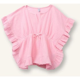 Resim DeFacto Müslin Fırfırlı Kaftan Kız Bebek H1818A526HS 