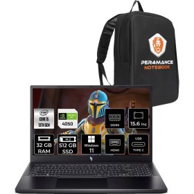Resim Acer Nitro V 15 Intel Core I5 13420H 32GB 512GB SSD RTX4050/6GB 15.6'' Fhd 144Hz W11H Taşınabilir Bilgisayar & Per4 Çanta NHQNBEY004P357 