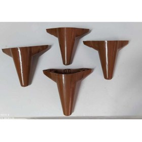 Resim decobay 4 Adet Ekonomik Konik Ayak 12 Cm Ceviz - Koltuk, Kanepe, Tv Ünitesi, Puf, Komodin Uyumlu - 