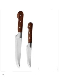 Resim Karadeniz Laz Reis Kasap Mutfak Kesim Bıçağı İkili Set 26 CM + 30 CM 