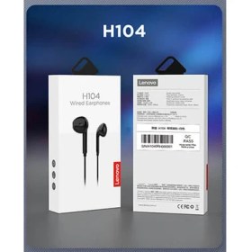 Resim Lenovo white H104 Kulakiçi Kulaklik 3.5 mm Jack Girişli Kulaklik 