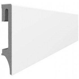 Resim Espumo Suya Dayanıklı Süpürgelik 8 CM - Beyaz - ESP201 