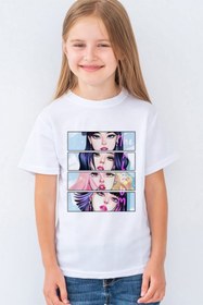 Resim Morinna İm Blackpink Baskılı Unisex Çocuk Tişört T-shirt Mr-11 