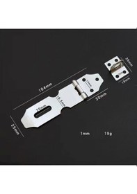 Resim Marelli Paslanmaz İnox Sandık Askısı Rezesi 87 Mm / 104 Mm 