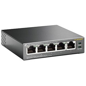 Resim TP-Link TL-SG1005P 5-Port Gigabit 4-Port PoE+ 65W Masaüstü Switch 