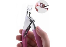 Resim Takma Tırnak Protez Tırnak Pens Kesici Ayarlayıcı Giyotin ( Lisinya ) 