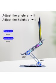 Resim Coverzone Soğutuculu Stand Notebook Laptop Yüksekliği Ayarlanabilir Fanlı Tutucu Alüminyum 10-17 inç CZY526 