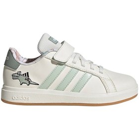 Resim Adidas Dıno Grand Court El C Beyaz Kız Çocuk Sneaker Beyaz 