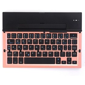 Resim Geeksen Mini Katlanabilir Bt Klavye Taşınabilir Akıllı Fonlar İçin Pembe 