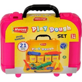 Resim MCM Group ERN-597 Heroes Premium Çantalı Oyun Hamuru Seti 