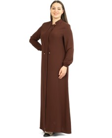 Resim derin store Hakim Yaka Bağcıklı Basic Ferace 