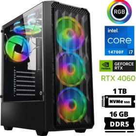 Resim Xaser Delux X82 I7 14700F 16GB Ddr5 Ram 1tb M.2 Nvme SSD 8gb RTX4060 Masaüstü Oyuncu Bilgisayarı 