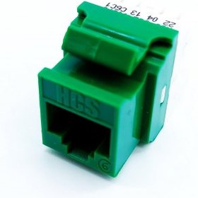 Resim KEYSTONE JACK UTP CAT6 180 D GREEN 