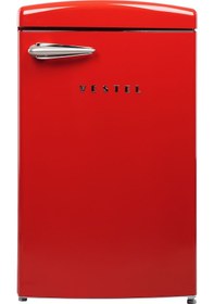 Resim Vestel Retro SB14111 122 L Statik Buzdolabı Kırmızı 
