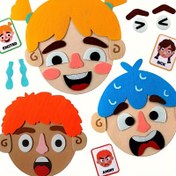 Resim Çocukların Duygularını Ortaya Çıkarmalarına Yardımcı Olan Çocuk Oyuncakları, Aile ve Sınıf Ortamlarında Sosyal ve Duygusal Öğrenme İçin 9 Duygu Kartı ile Puzzle Oyunları İçerir. 