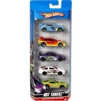 Resim Hot Wheels Beşli Araba Seti - Oyuncak Araba Koleksiyonu, 1:64 Ölçek - 1806 