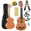 Resim Rennes RD-21 Soprano Ukulele (Çanta Capo Askı Metod Pena) 