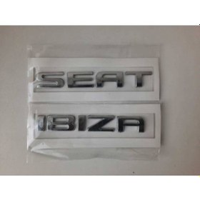 Resim Seat Ibiza Bagaj Yazısı 2 Adet - 1998-2010 Modele Kadar Uyumlu 