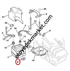 Resim Peugeot 308 (2014-2021) 1.6 Hdi Su Kollektör Tapası (Orijinal) 