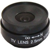 Resim 3Mk-Fl25 2.5Mm Sabit Iris Cctv Lens (Geniş Açı) 