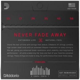 Resim D'Addario XTABR1356 XT 80/20 Bronze Akustik Gitar Teli - Medium (13-56) 