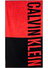 Resim Calvın Kleın Unısex Plaj Havlusu Ku0ku00122-xm9 Kırmızı 