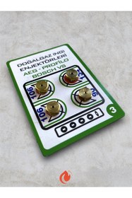 Resim Universal 10 Adet - Doğalgaz Ocak Enjektör Meme - 7'lik Ocak Memesi 