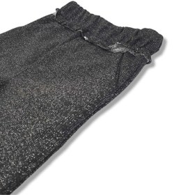 Resim BOBBY JR KİDSWEAR Kız Çocuk Eşofman Altı Beli Fırfırlı Simli Siyah 