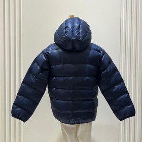 Resim Erkek Çocuk Kapşonlu Fermuarlı Cepli Şişme Mont - Lacivert - 6 Yaş 