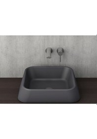 Resim Bocchi Firenze Çanak Lavabo Mat Antrasit 1005-020-0125 