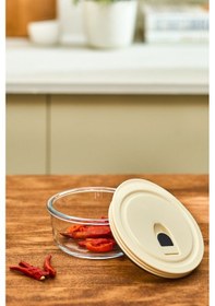 Resim Karaca Cream Vakumlu Saklama Kabı 0.39 Lt 