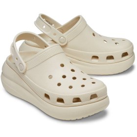 Resim Crocs Classic Crush Clog Kadın Krem Terlik 
