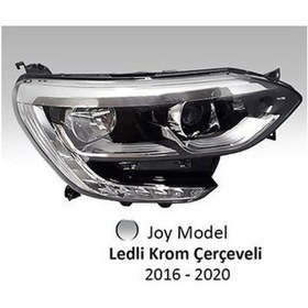 Resim Megane 4 - Iv Sol Ön Far Ledli Krom Çerçeveli 2016-2020 Arası Ayfar-202327 Gns Sot 