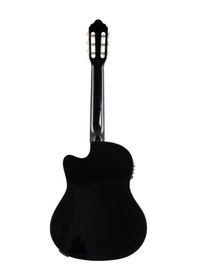 Resim Valencia VC104TCVT Black Elektro Klasik Gitar 