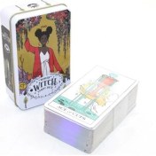 Resim Metal Kutulu Tarot Kartı Modern Witch 