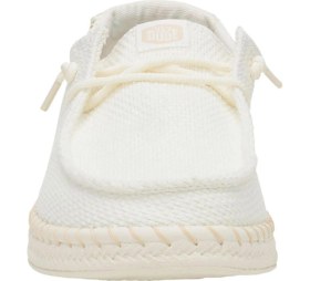 Resim Hey Dude 43681 Wendy Espadrille Woven Beyaz Kadın Ayakkabı 
