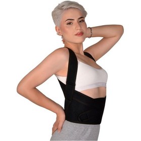 Resim Dik Duruş Korsesi Balenli Unisex Kamburluk Önleyici Korse Özel Tasarım 