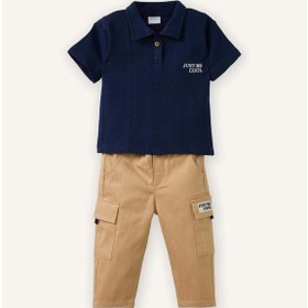 Resim Defacto Erkek Bebek Gabardin 2li Takım G7145a526smnv135 Lacivert-nv135 