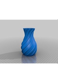 Resim Opencart Spiral Vazo 160 Mm Yüksekliğinde 2,5 Mm Duvarlar Sadece Plastik Aparattır 