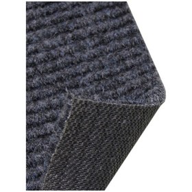 Resim Gri Çelik Halı, Yolluk, Lastik Tabanlı, 2x23 Metre, Kaydırmaz 