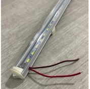 Resim ÜÇLER 12V Floresan Tavan Lambası Ledli Anahtarlı (Buzlu Cam) (Beyaz) (950*20*20 Mm) 