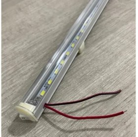 Resim ÜÇLER 12V Floresan Tavan Lambası Ledli Anahtarlı (Buzlu Cam) (Beyaz) (950*20*20 Mm) 