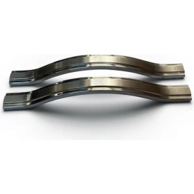 Resim Gülcem Klas Alüminyum Metal Lüks Modern Mobilya Çekmece Mutfak Dolabı Kulpu Inox-Krom (10 Adet) 