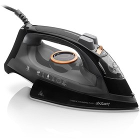 Resim Arzum Steampro Plus Seramik Taban Buharlı Ütü 2400W Siyah - AR6000 